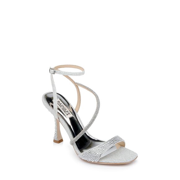 Badgley Mischka Sally Silver/Silver 6 M